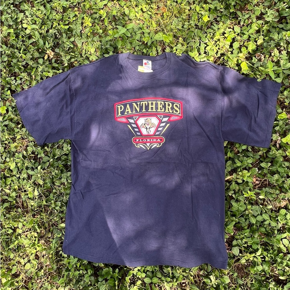 Vintage Panthers embroidered t shirt size XL in Excellent condition